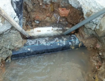 四方台测漏水之水管漏水